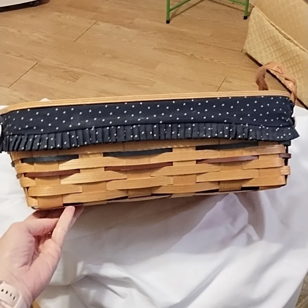 Peterboro Basket Co. leather handles